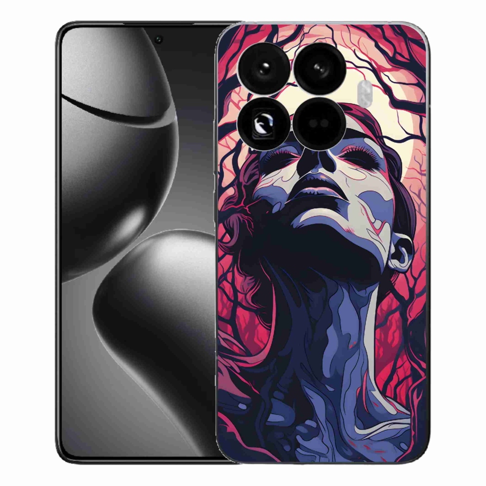 Gelový kryt mmCase na Xiaomi 15T Pro - abstraktní obličej