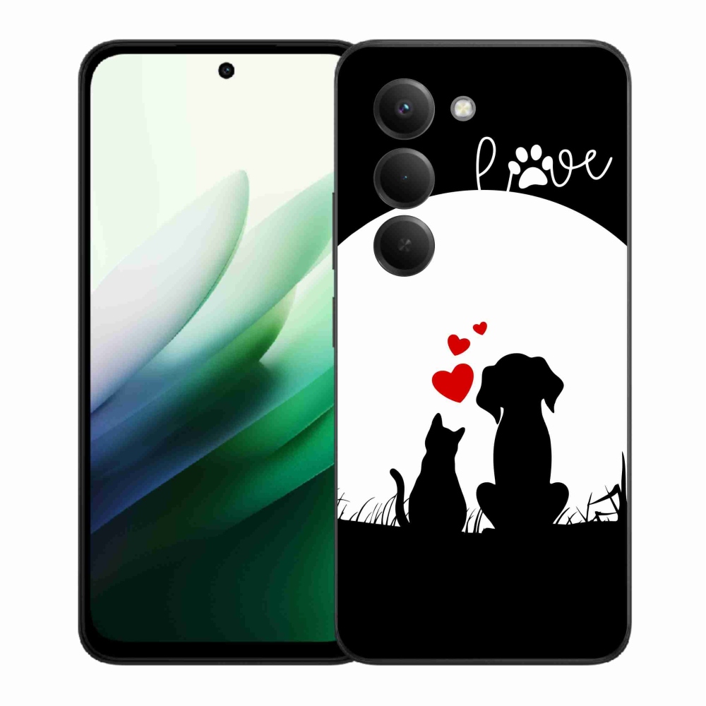 Gelový kryt mmCase na Xiaomi Redmi 15 5G (169mm) - zvířecí láska