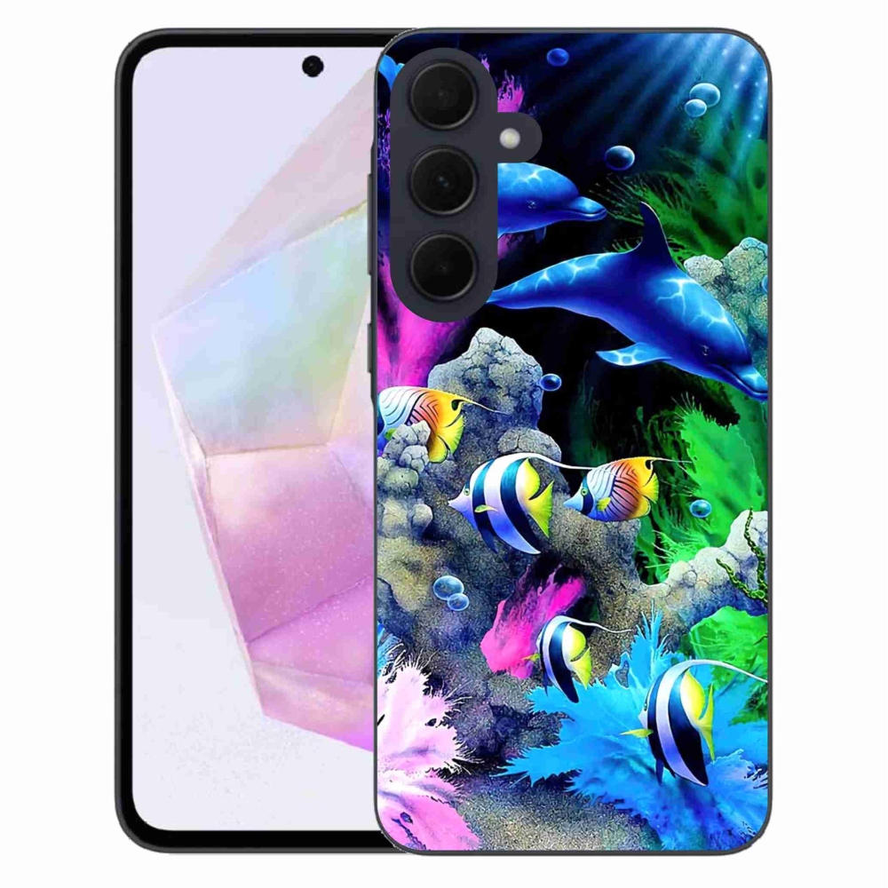 Gelový obal mmCase na Samsung Galaxy A35 5G - mořský svět