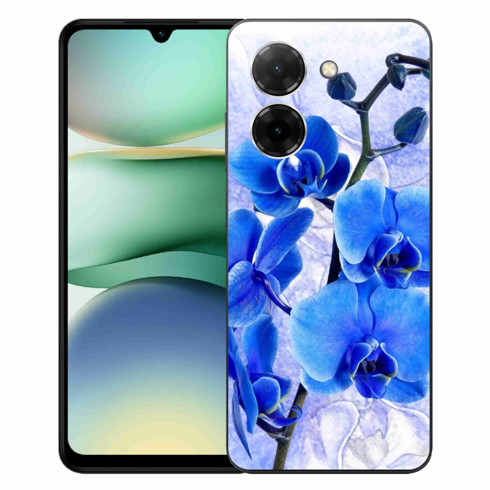 Gelový kryt mmCase na Xiaomi Redmi A5 (171.7x77.8x8.3mm) - modré květy