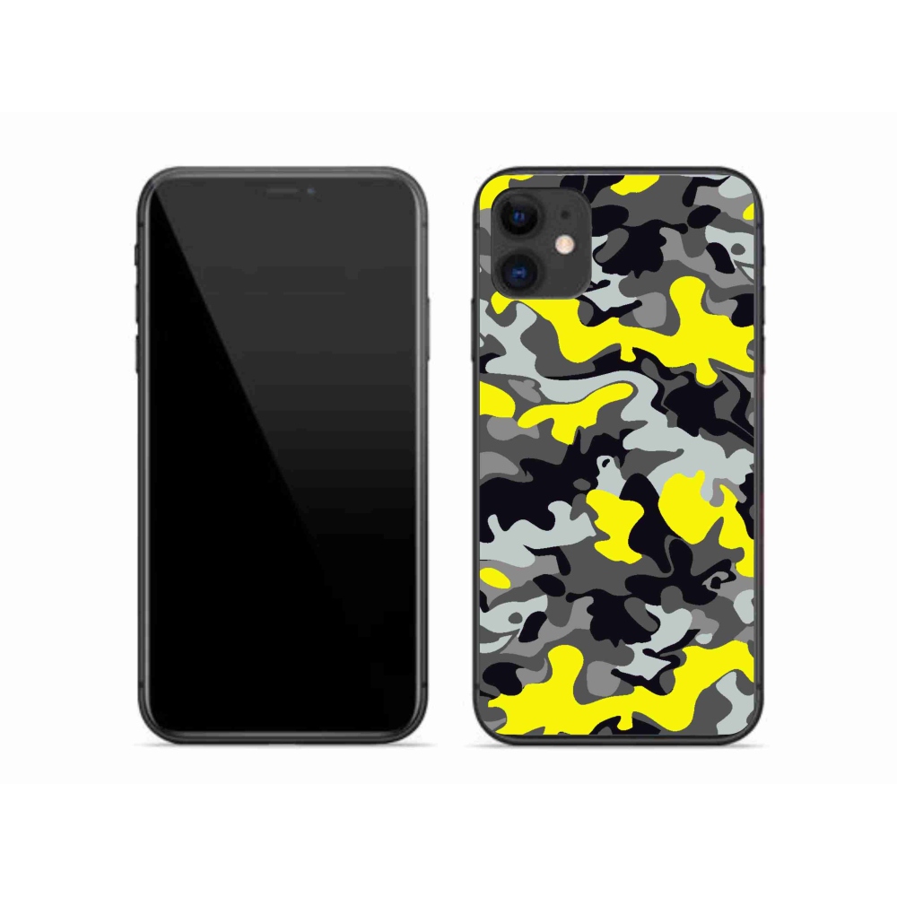 Gelový kryt mmCase na iPhone 11 - maskáčový vzor 6