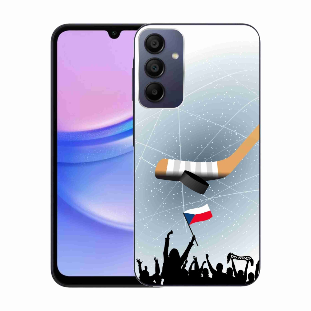 Gelový kryt mmCase na Samsung Galaxy A15 4G/5G - fanoušci hokeje