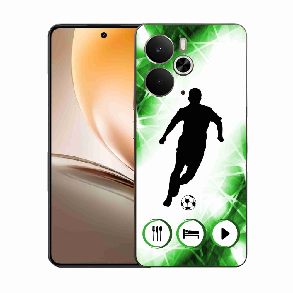 Gelový kryt mmCase na Realme 14 5G - fotbalista