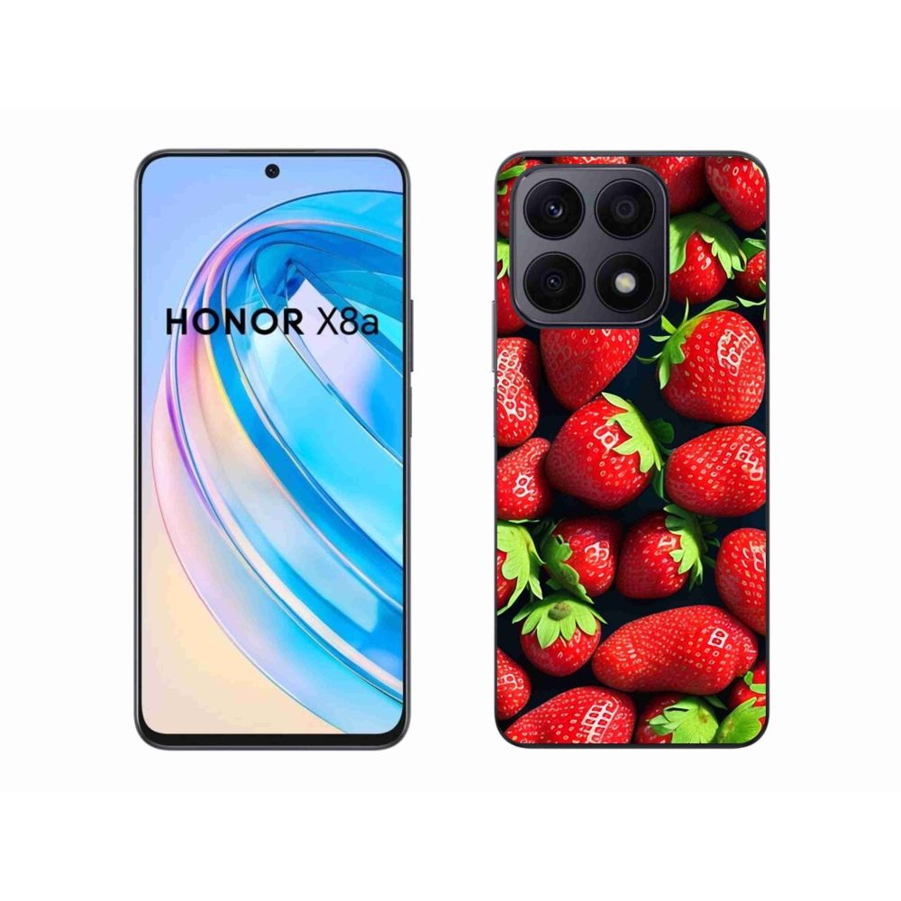 Gelový kryt mmCase na Honor X8a - jahody