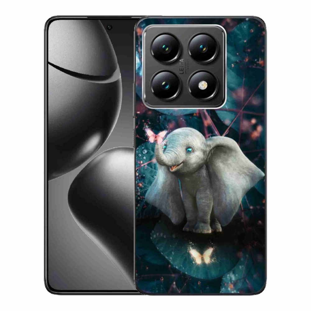Gelový kryt mmCase na Xiaomi 14T - roztomilý slon