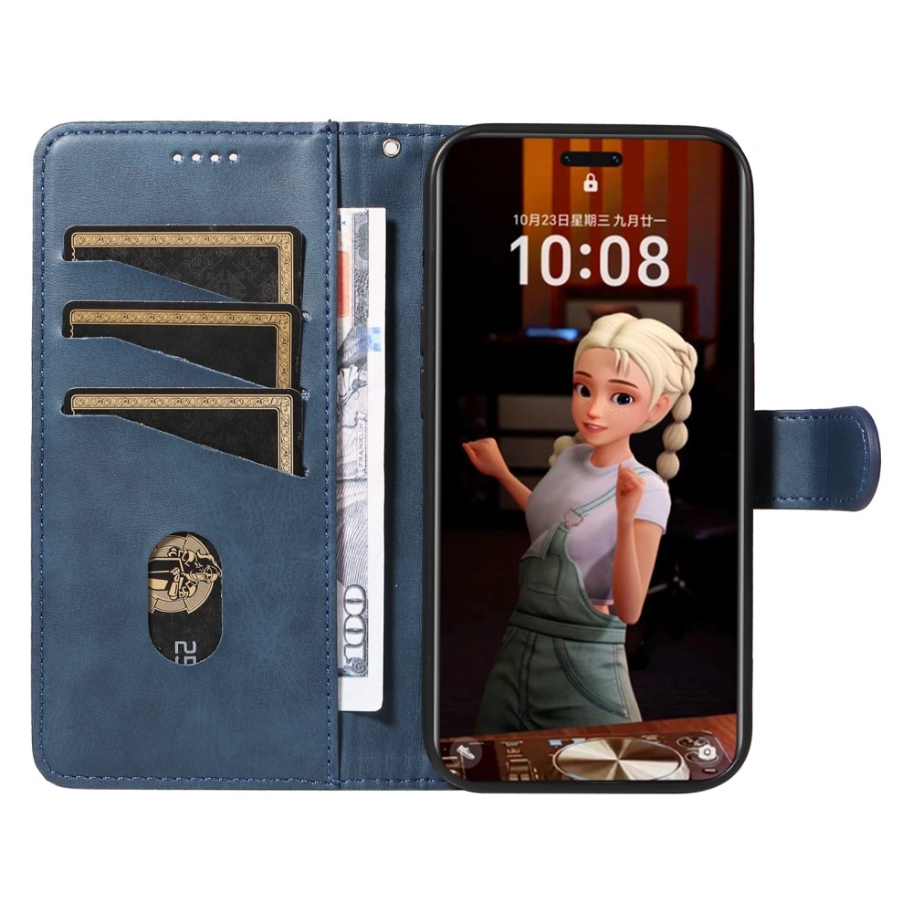 T-Shape knížkové pouzdro na Honor Magic 7 Pro 5G - modré