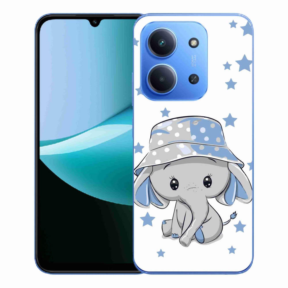 Gelový kryt mmCase na Xiaomi Redmi 15C 4G/5G (173mm) - modrý slon