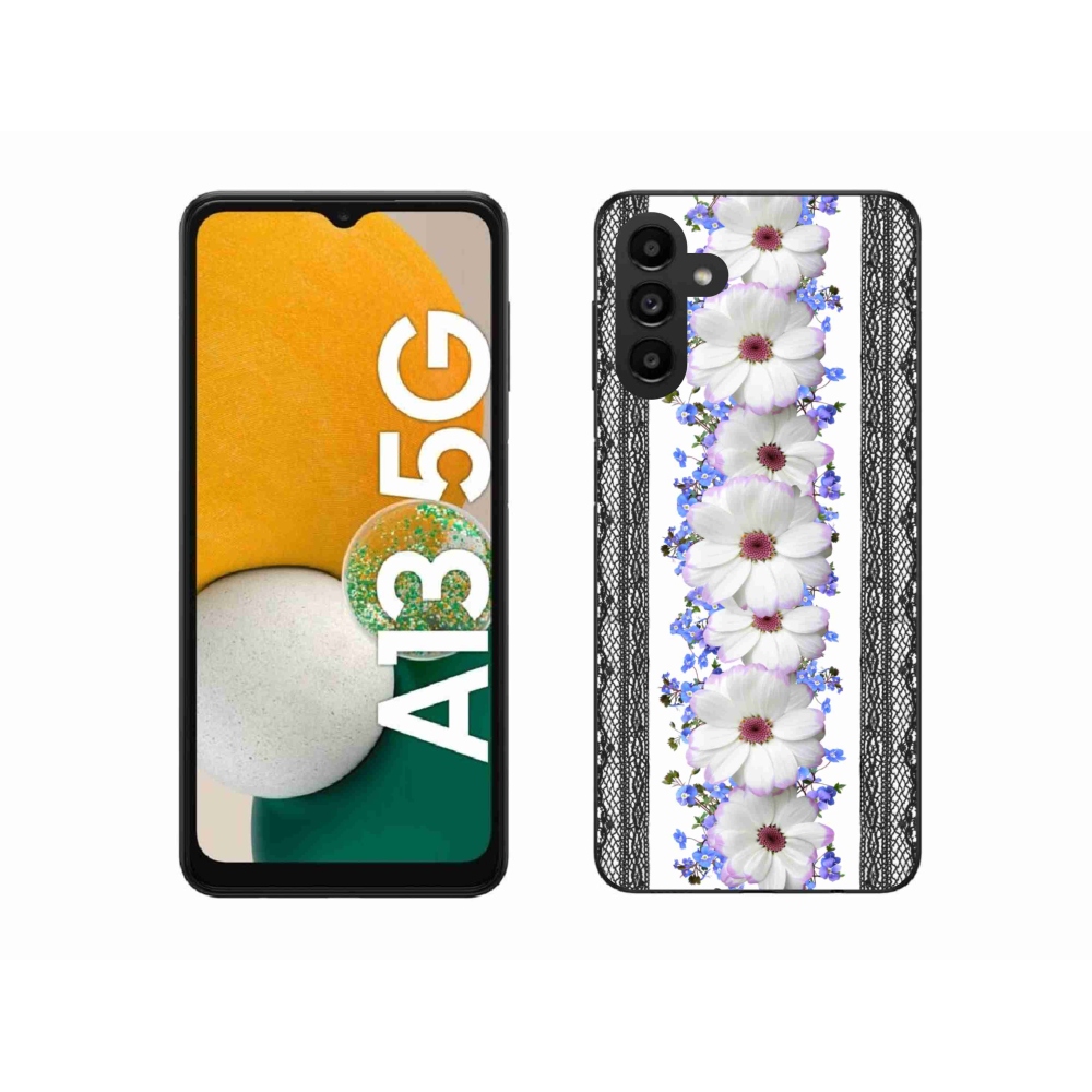 Gelový kryt mmCase na Samsung Galaxy A13 5G - květiny 8
