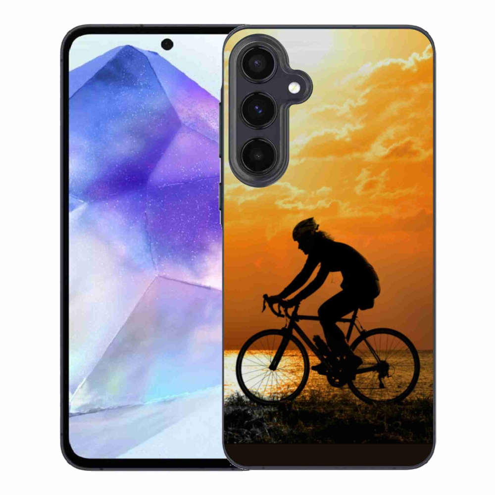 Gelový kryt mmCase na Samsung Galaxy A55 5G - cyklovýlet