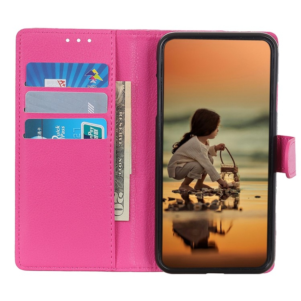 Litchie knížkové pouzdro pro Xiaomi 15 Ultra - rose