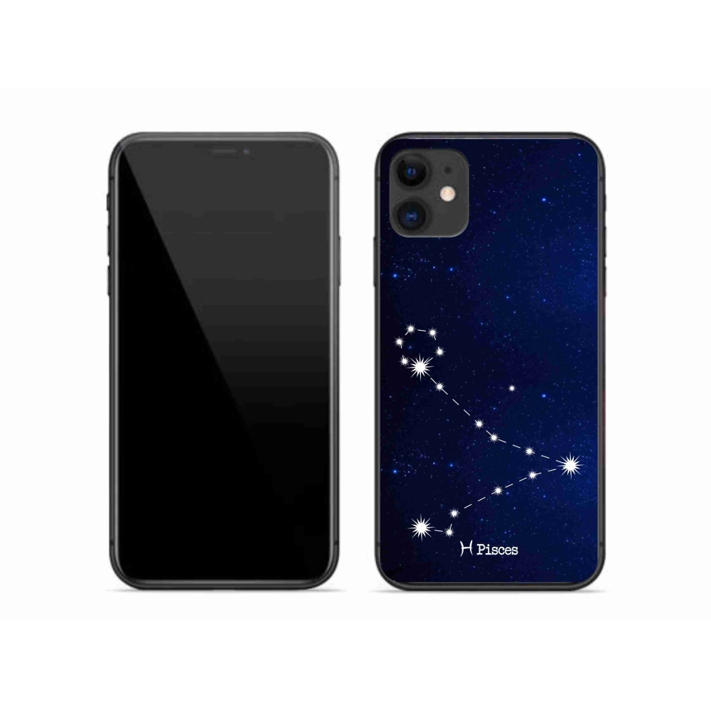 Gelový kryt mmCase na iPhone 11 - souhvězdí Ryby