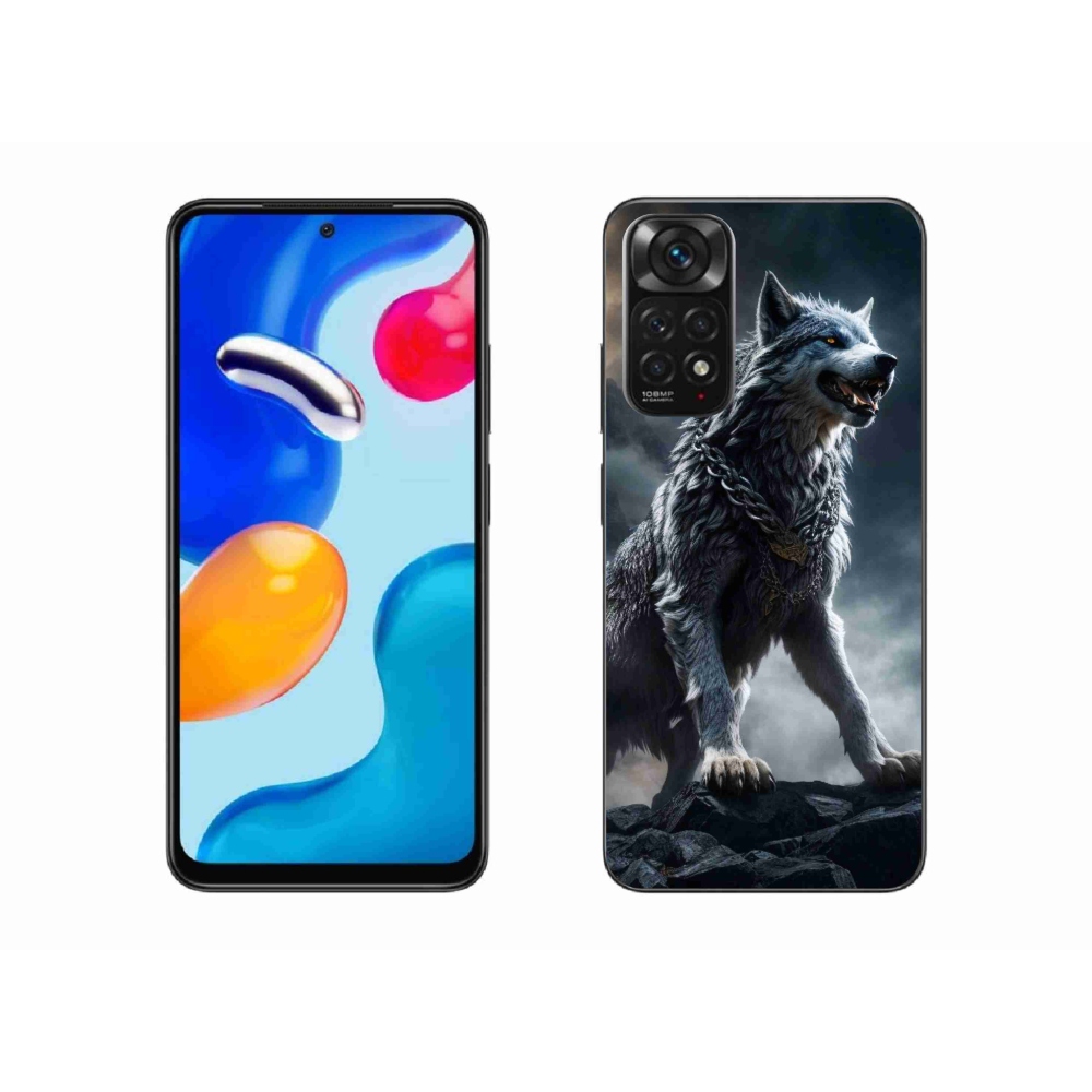 Gelový kryt mmCase na Xiaomi Redmi Note 11S 4G - vlk 1
