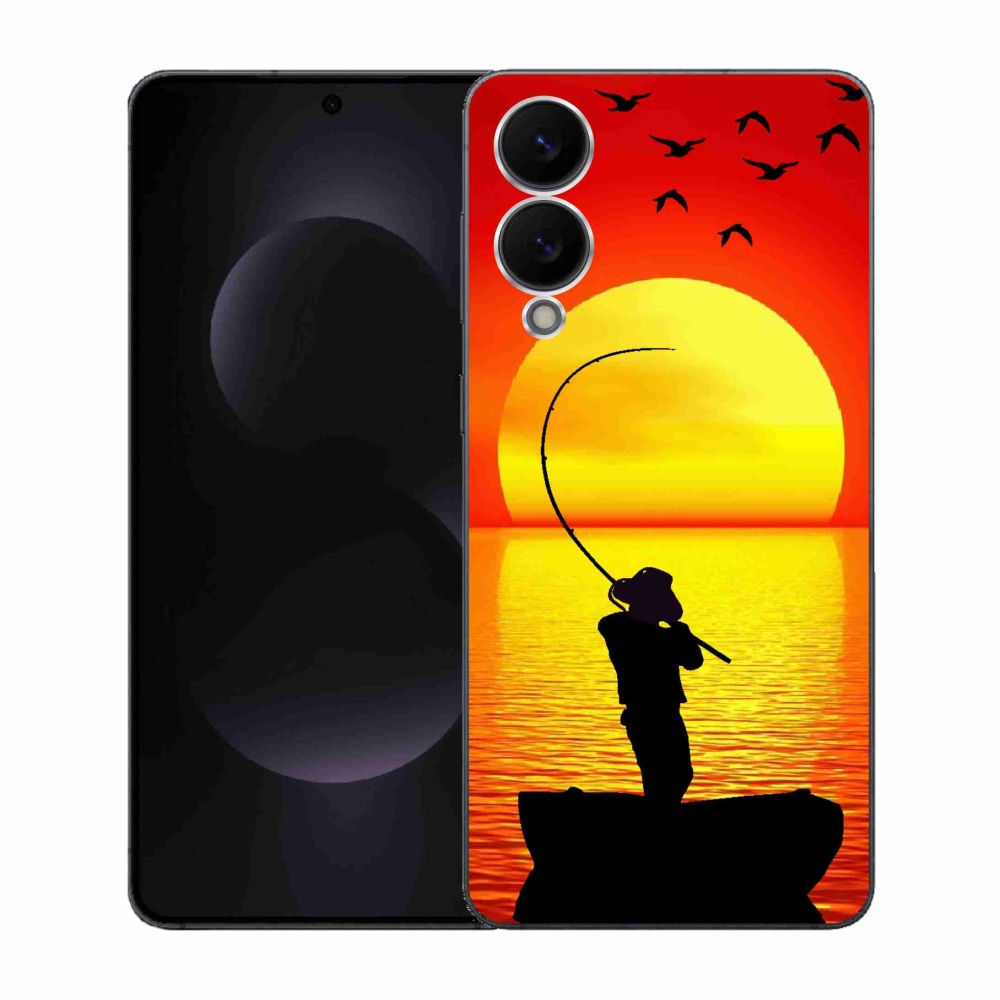 Gelový kryt mmCase na Samsung Galaxy S25 Edge - rybaření