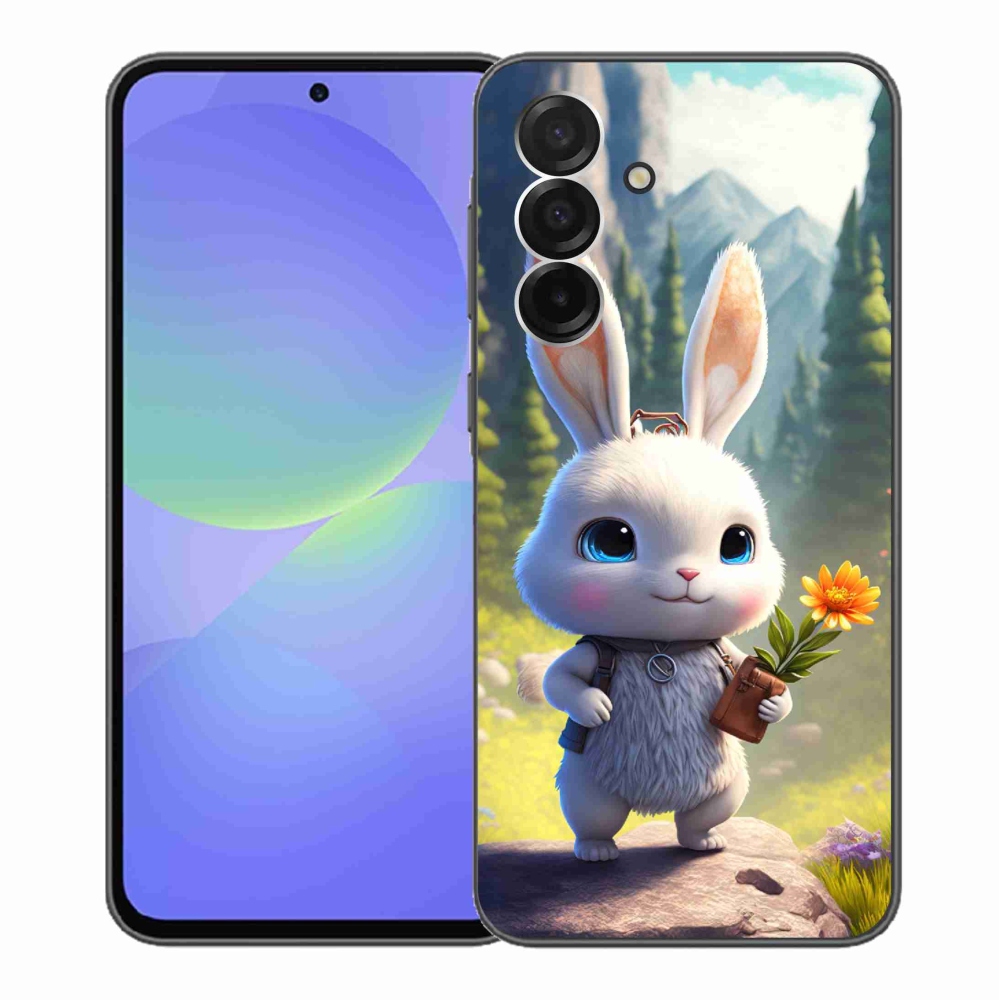 Gelový kryt mmCase na Samsung Galaxy A36 5G - roztomilý králíček