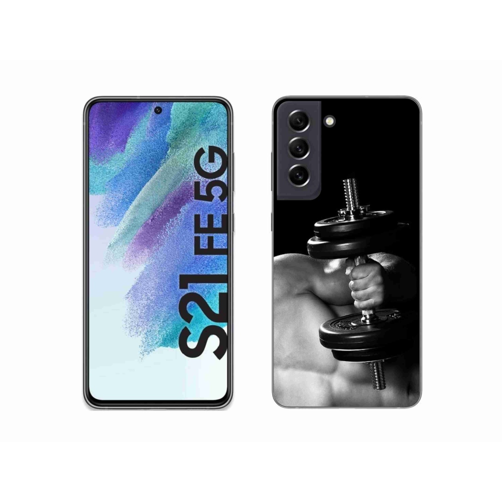 Gelový kryt mmCase na Samsung Galaxy S21 FE 5G - posilování 2