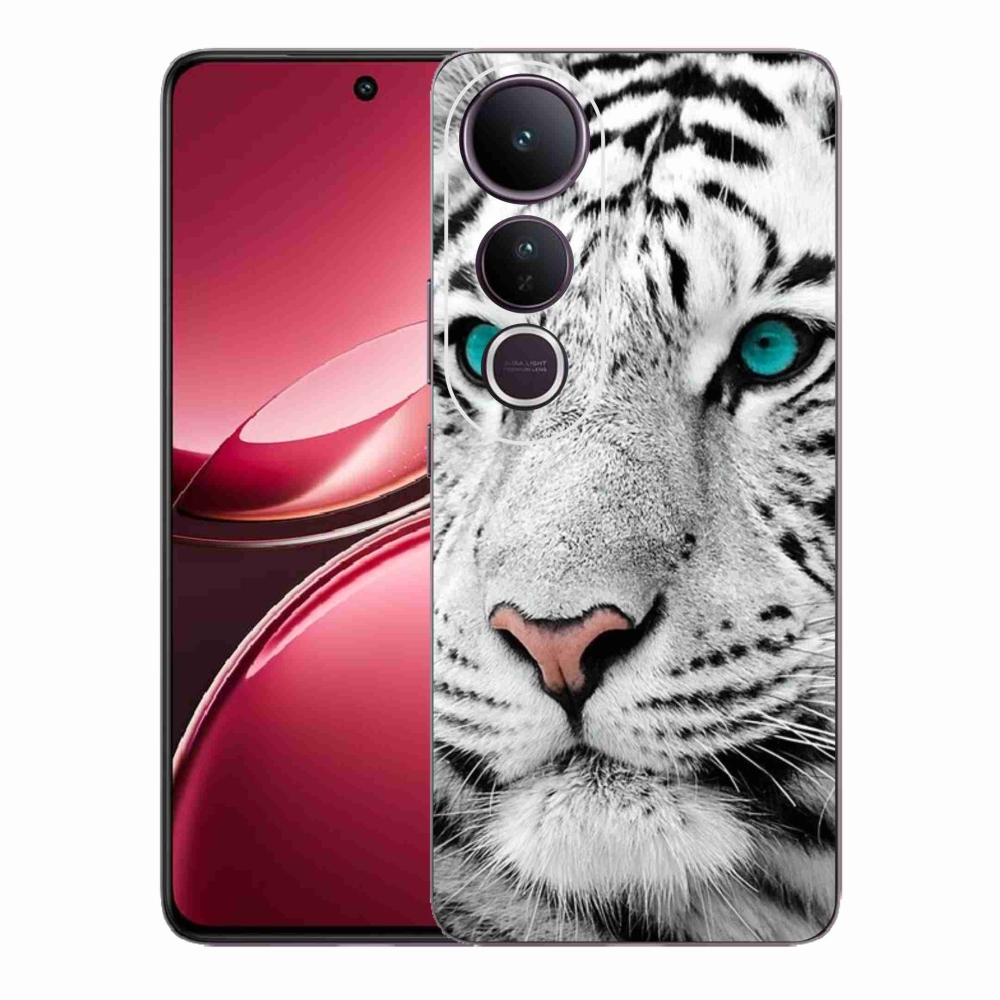 Gelový kryt mmCase na Vivo V50 Lite 4G/5G - bílý tygr