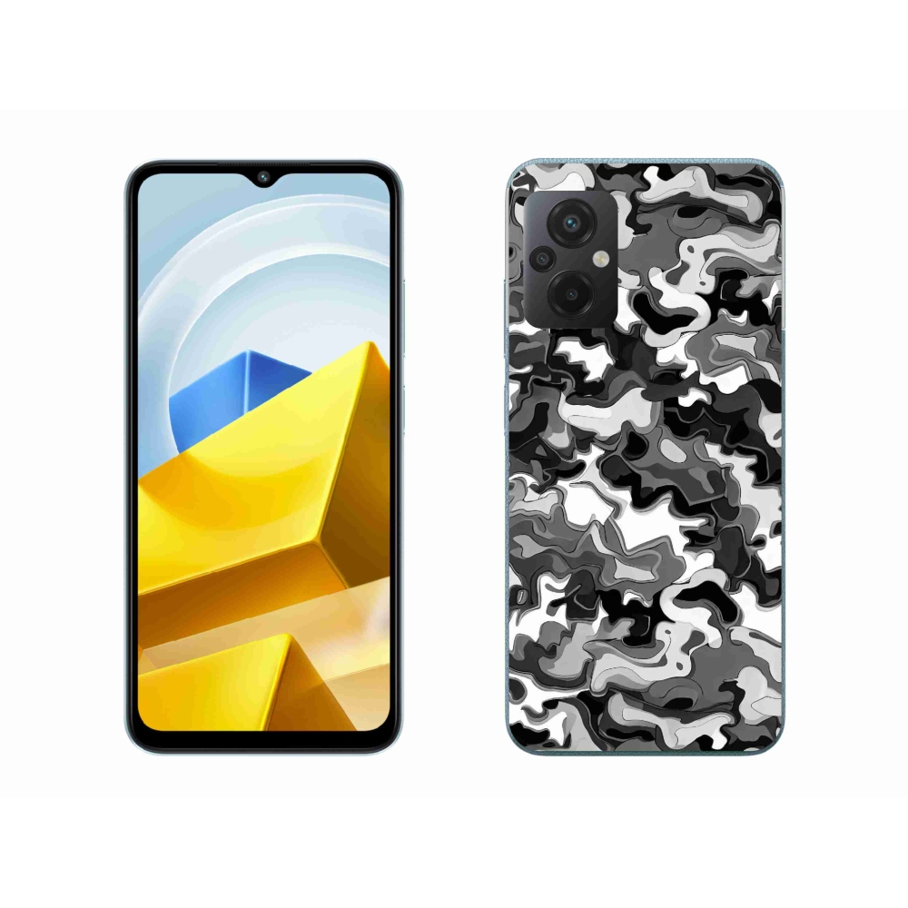 Gelový kryt mmCase na Xiaomi Poco M5 4G - maskáčový vzor 3