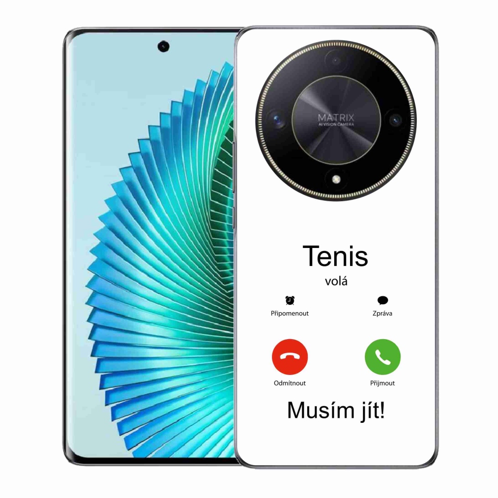 Gelový kryt mmCase na Honor Magic 6 Lite 5G - tenis volá bílé pozadí