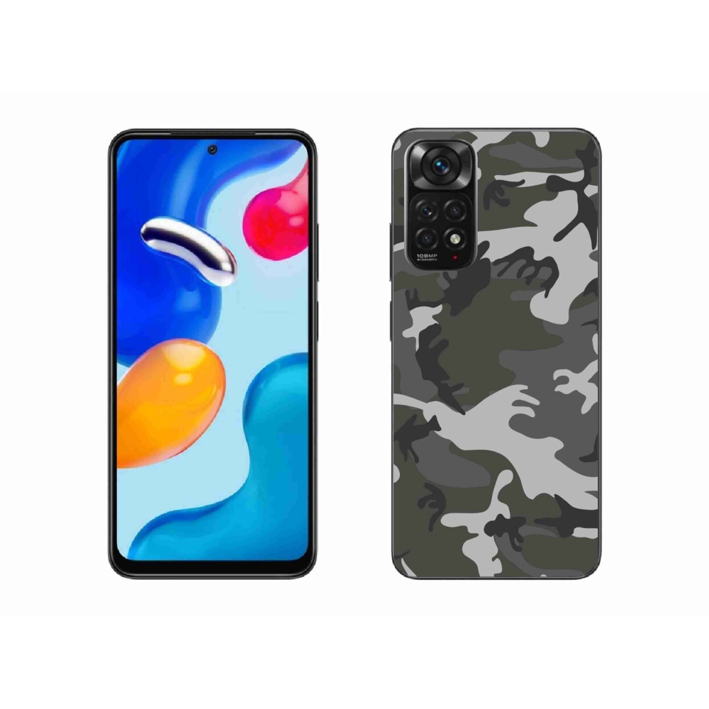 Gelový kryt mmCase na Xiaomi Redmi Note 11S 4G - maskáčový vzor