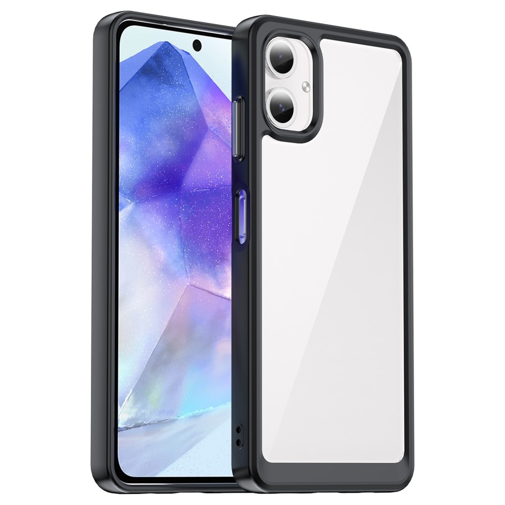 Gelový obal s pevnými zády na Samsung Galaxy A06 4G - černý
