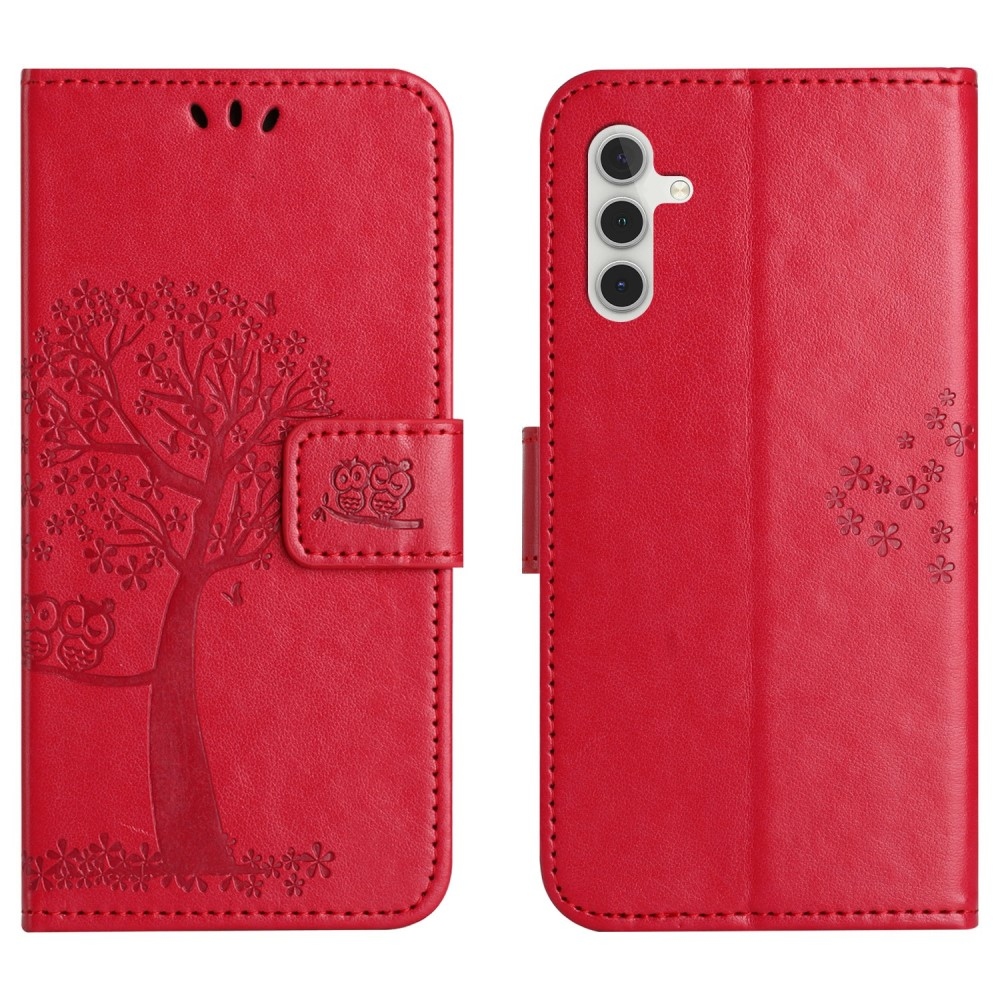 Tree knížkové pouzdro na Samsung Galaxy A26 5G - červené