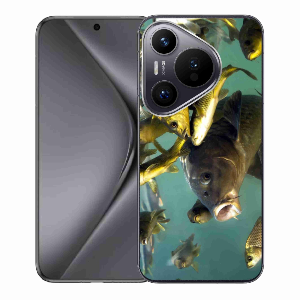 Gelový obal mmCase na Huawei Pura 70 - hejno ryb