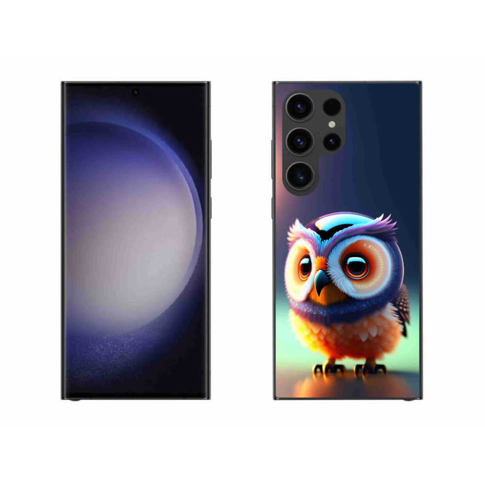 Gelový kryt mmCase na Samsung Galaxy S23 Ultra 5G - sovička