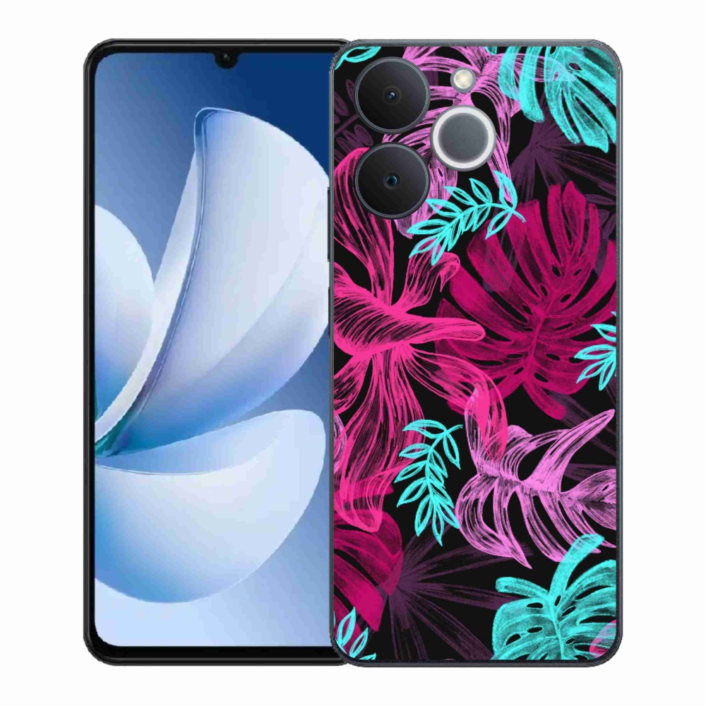 Gelový kryt mmCase na Realme Note 70T - květiny 1