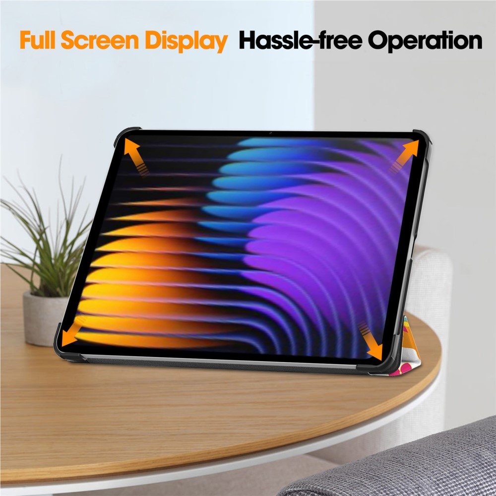 Patty chytré polohovací pouzdro na tablet Xiaomi Pad 7/7 Pro - motýli