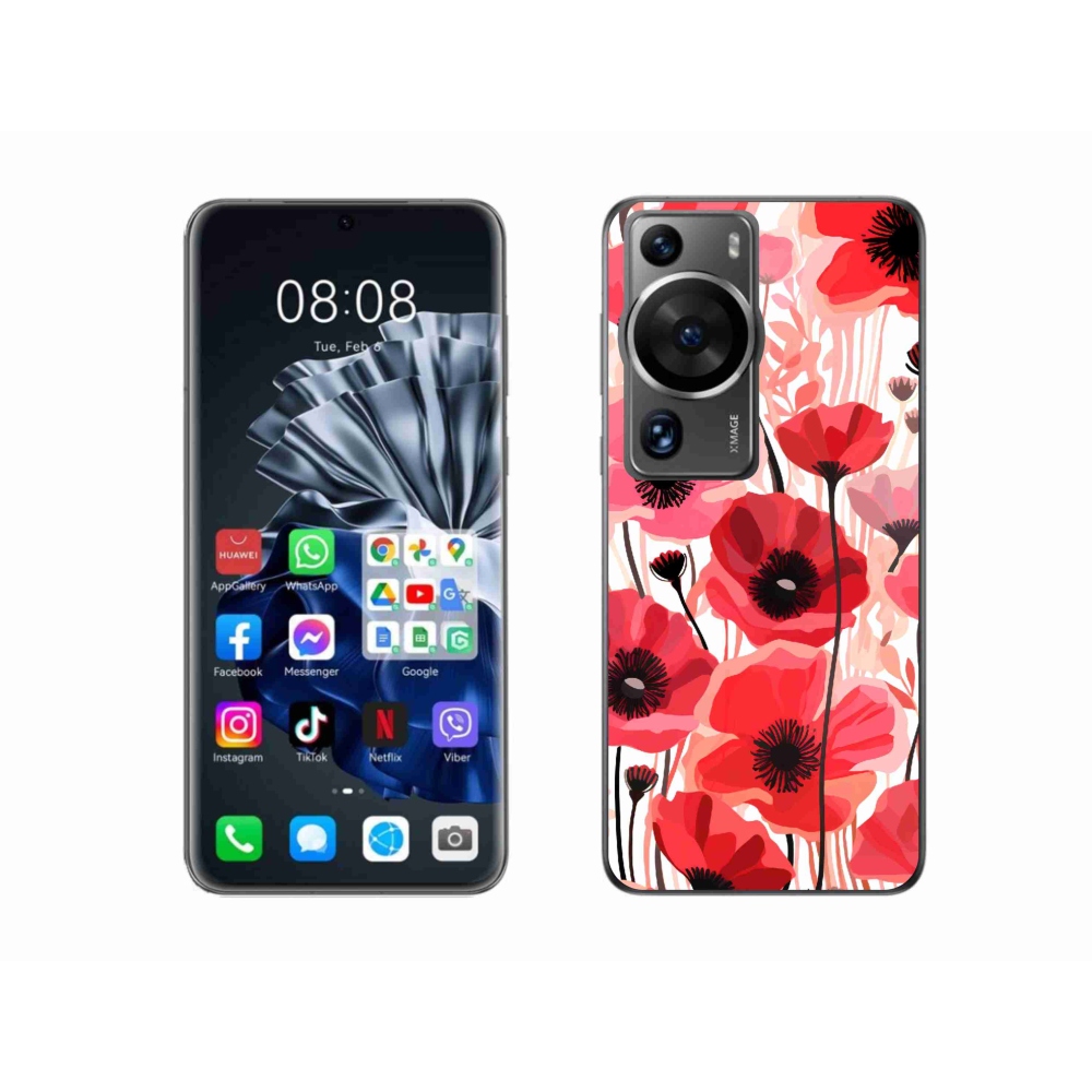 Gelový kryt mmCase na Huawei P60 Pro - vlčí mák 1