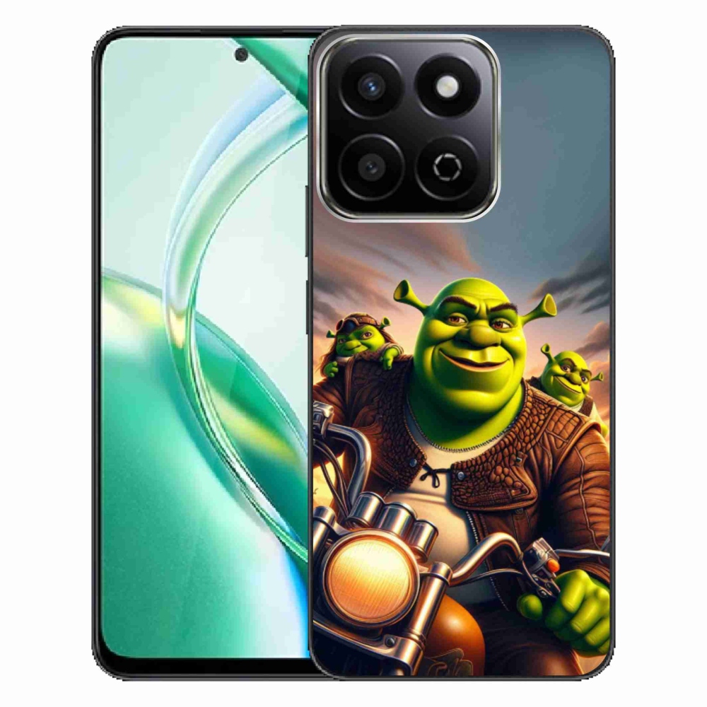 Gelový kryt mmCase na Honor 200 Smart 5G - shrek na motorce