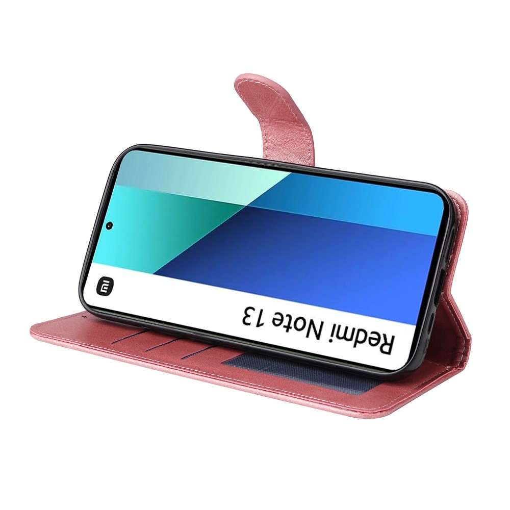 Wallet knížkové pouzdro na Xiaomi Redmi Note 13 - růžové
