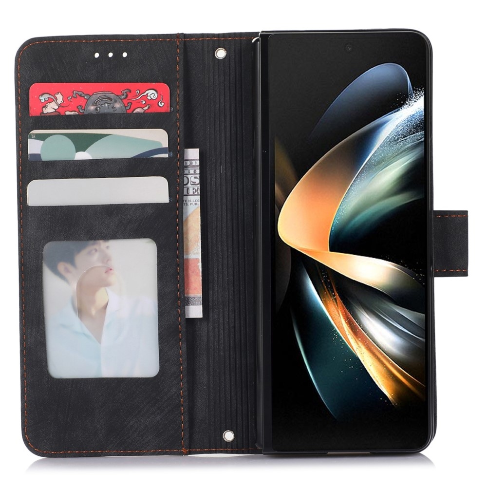 Wallet knížkové pouzdro na Samsung Galaxy Z Fold5 5G - černé