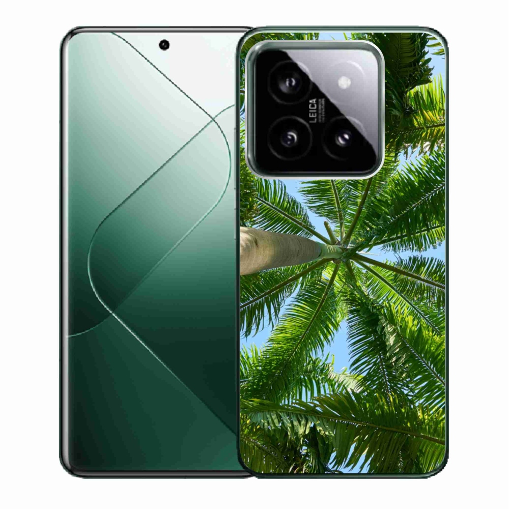 Gelový kryt mmCase na Xiaomi 14 - palmy