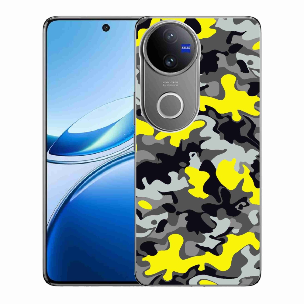 Gelový kryt mmCase na Vivo V50 5G - maskáčový vzor 6