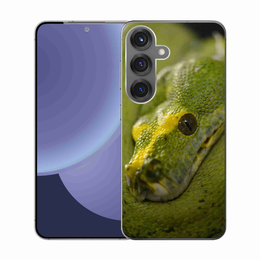 Gelový kryt mmCase na Samsung Galaxy S25 - had 2
