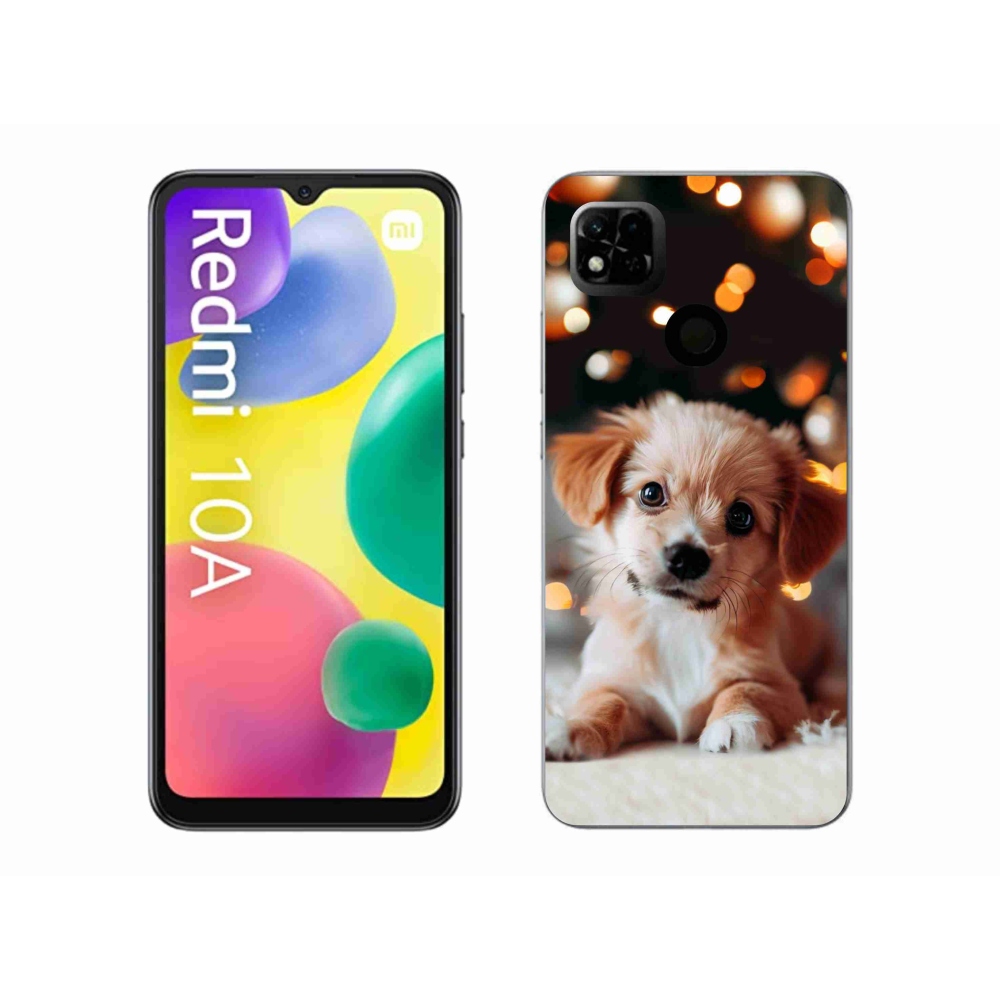 Gelový kryt mmCase na Xiaomi Redmi 10A - štěňátko