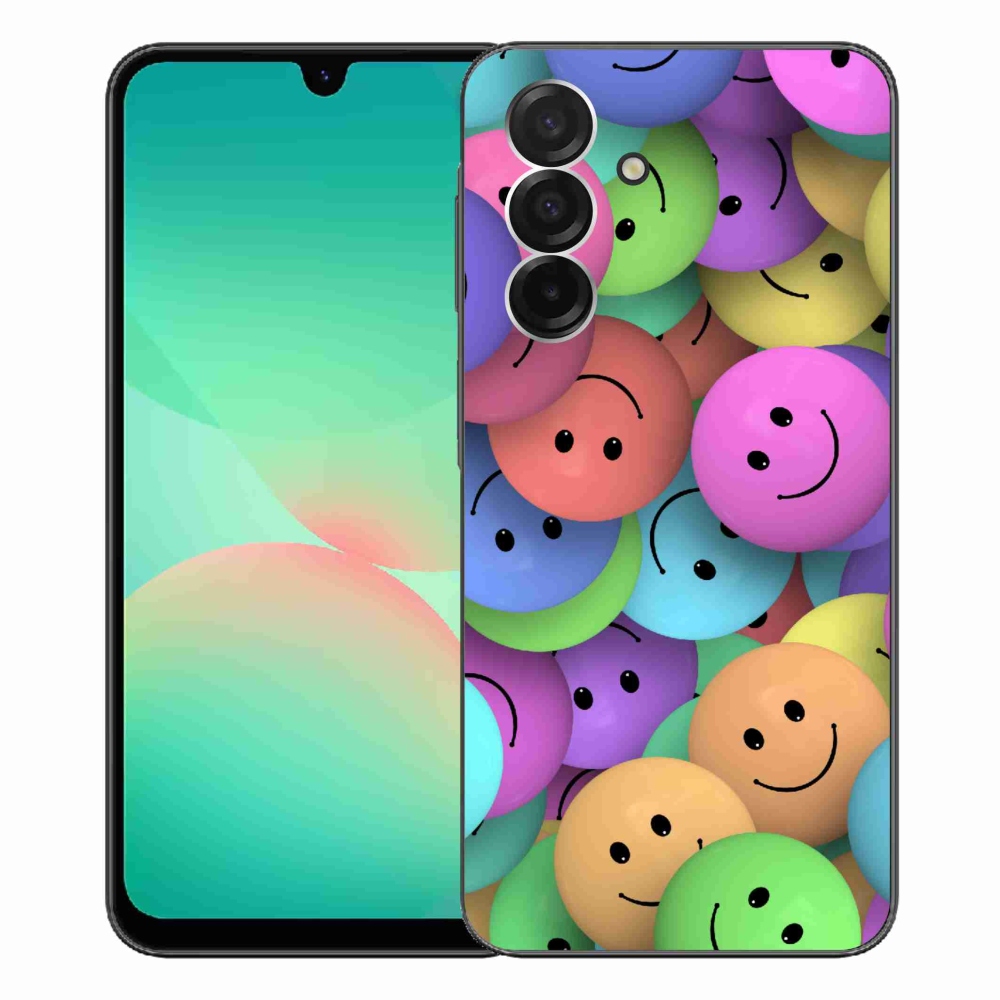 Gelový kryt mmCase na Samsung Galaxy A26 5G - barevní smajlíci