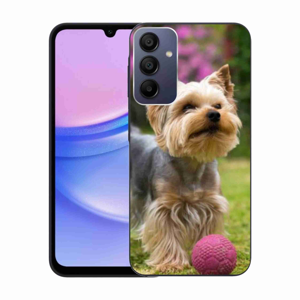 Gelový obal mmCase na Samsung Galaxy A15 4G/5G - jorkšír 4
