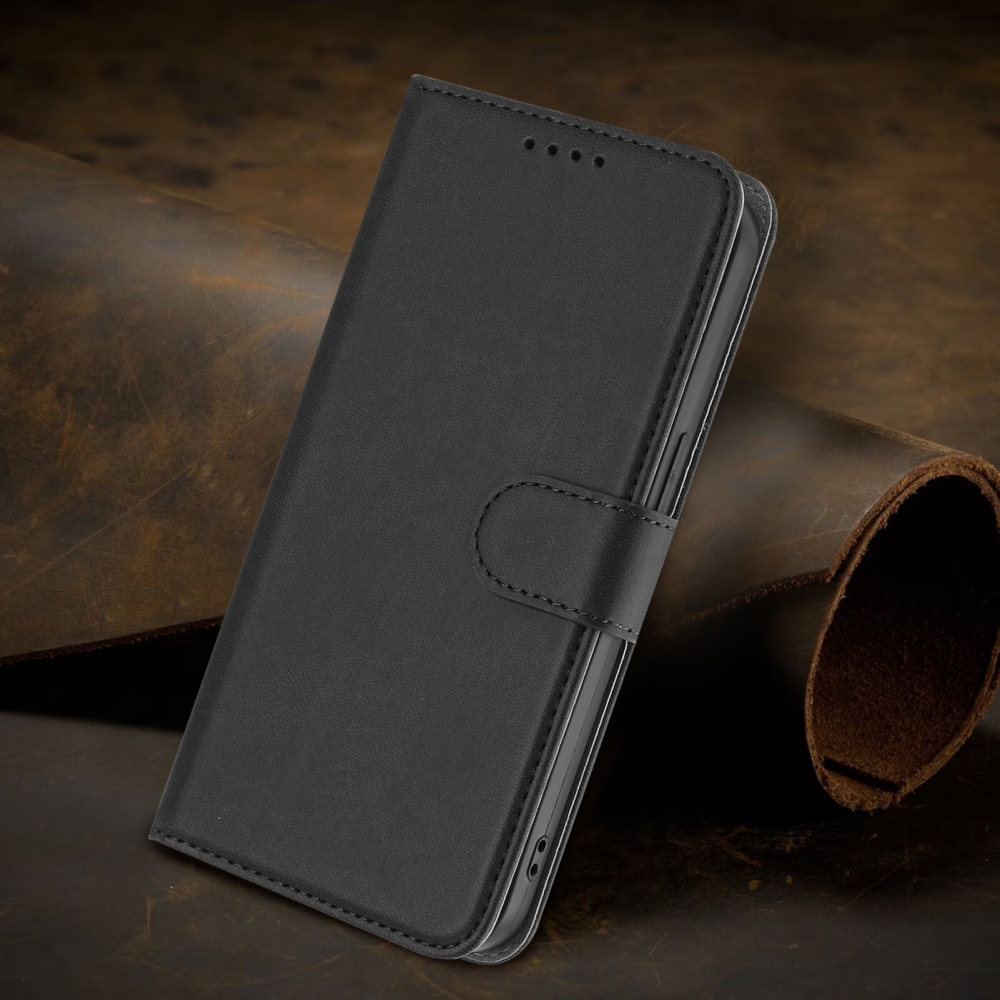 Snap knížkové pouzdro na Xiaomi Redmi 15 4G/5G (171mm) - černé