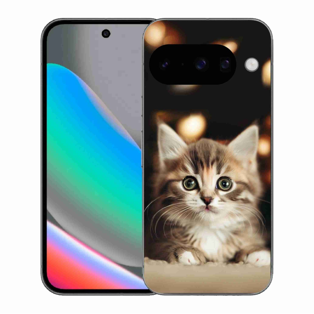 Gelový kryt mmCase na Google Pixel 10 - roztomilé kotě 2