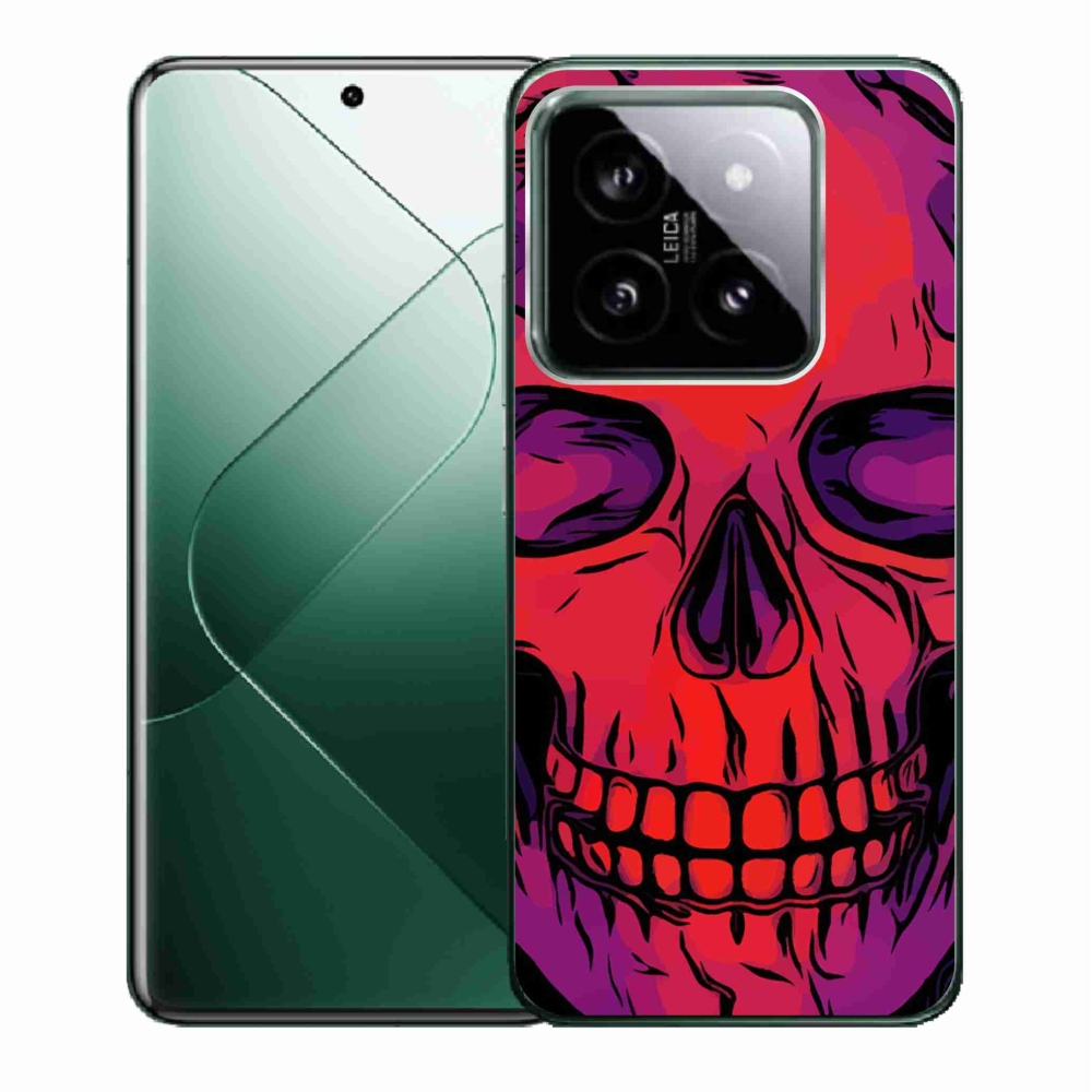 Gelový obal mmCase na Xiaomi 14 - lebka
