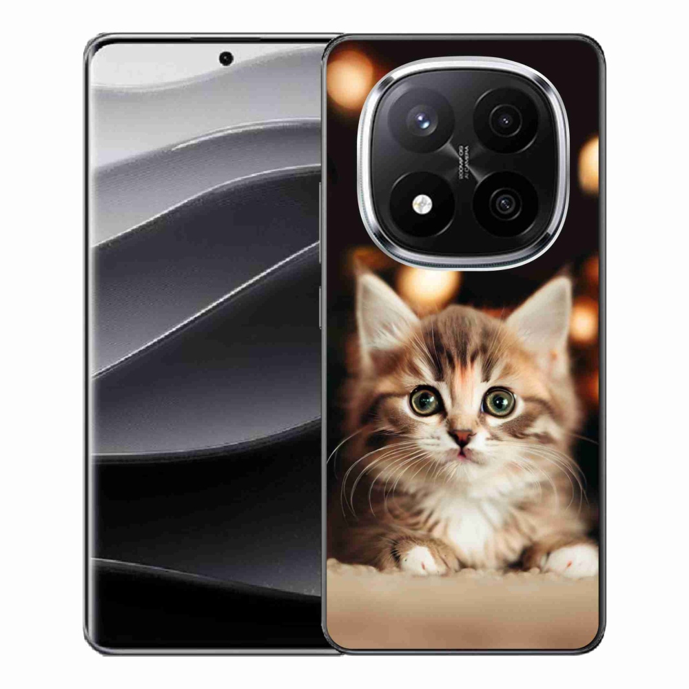 Gelový kryt mmCase na Xiaomi Redmi Note 14 Pro+ 5G - roztomilé kotě 2