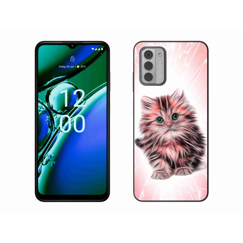 Gelový kryt mmCase na Nokia G42 - roztomilé kotě