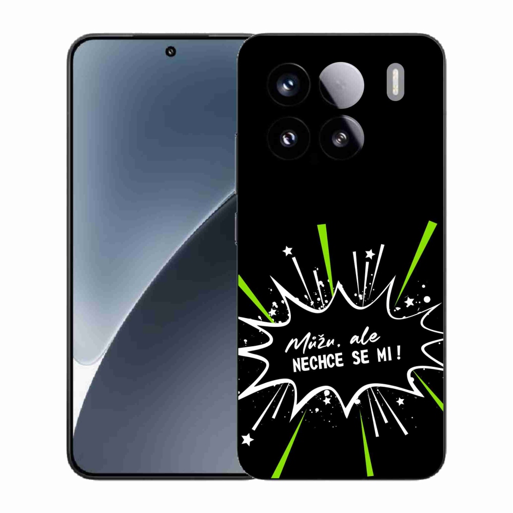 Gelový kryt mmCase na Xiaomi 15 - vtipný text 11 černé pozadí