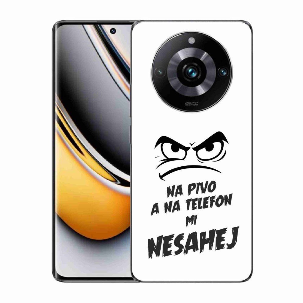 Gelový kryt mmCase na Realme 11 Pro/11 Pro+ - pivní motiv 2 bílé pozadí