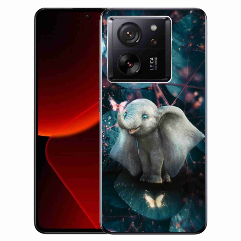 Gelový kryt mmCase na Xiaomi 13T/13T Pro - roztomilý slon