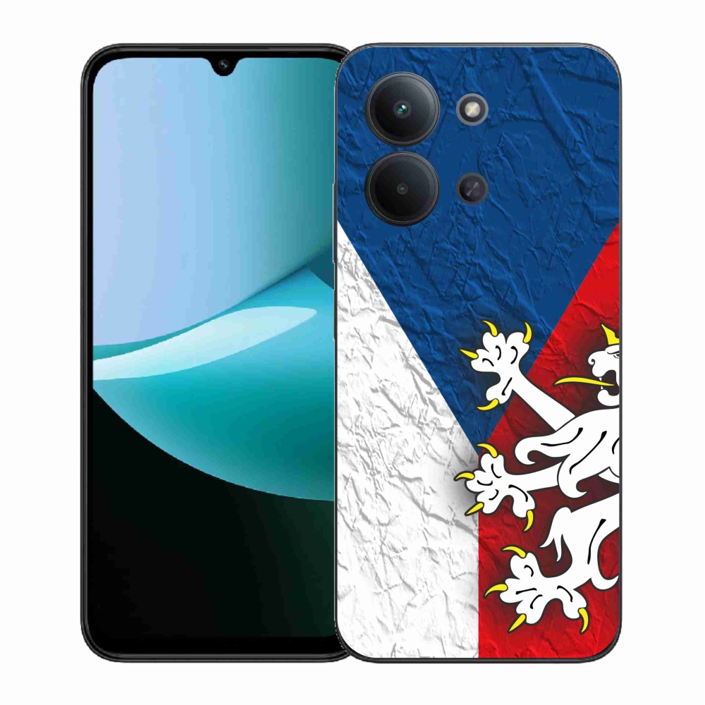 Gelový kryt mmCase na Xiaomi Redmi 15C 4G (171mm)/Poco C85 4G (171mm) - česká vlajka 1