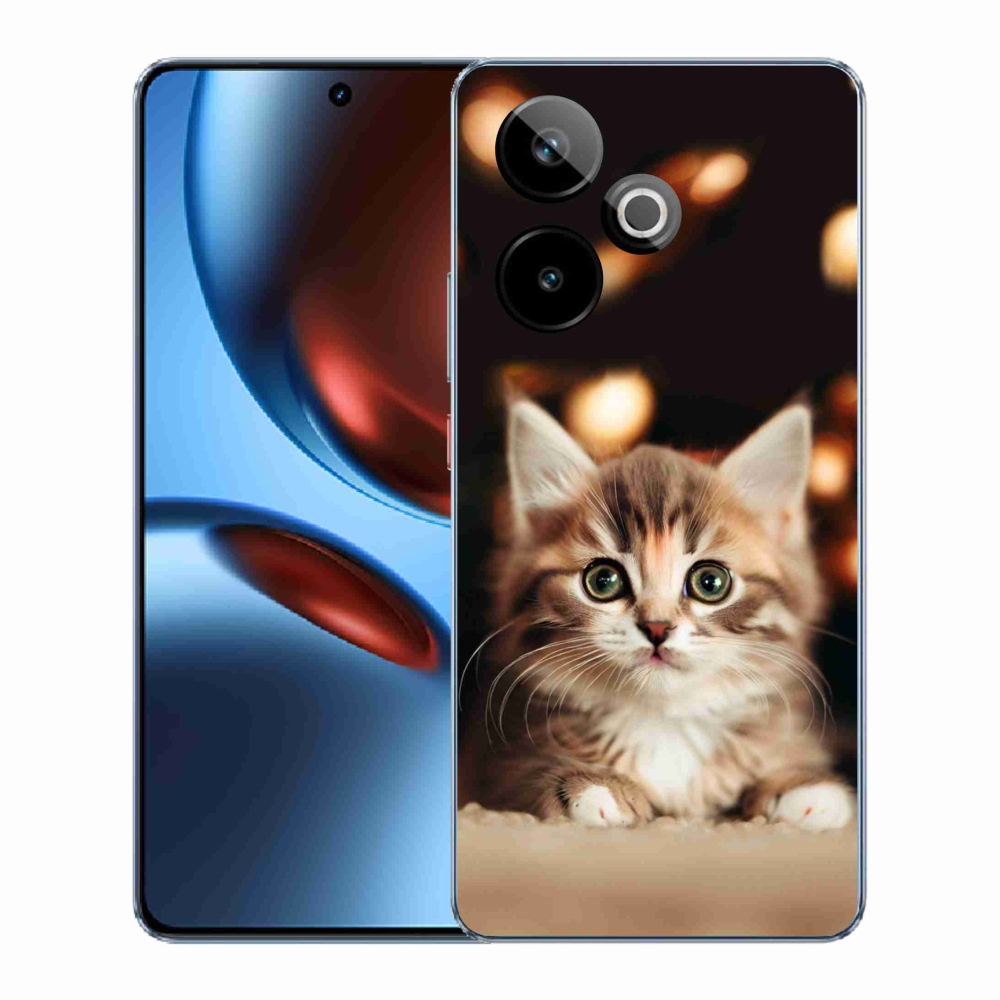 Gelový kryt mmCase na Realme GT 7 5G/GT 7T 5G - roztomilé kotě 2