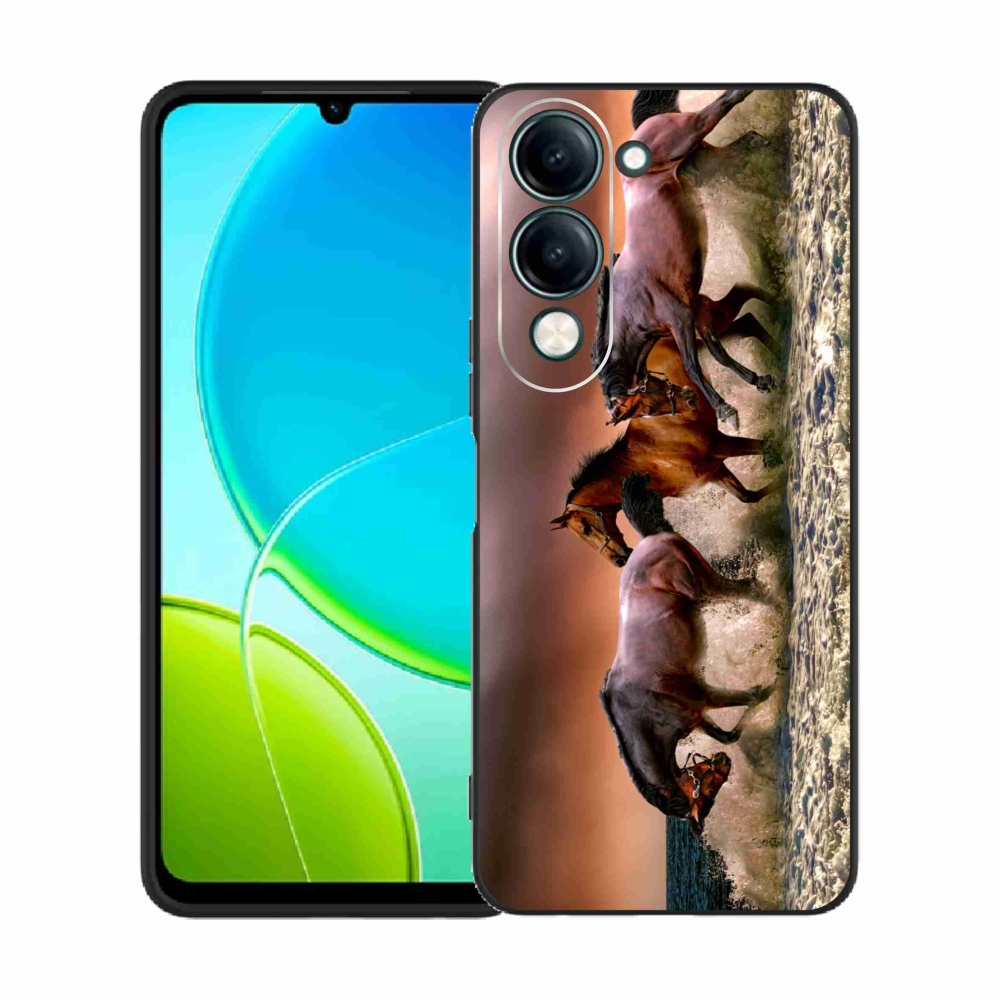 Gelový kryt mmCase na Vivo Y29s 5G - koně 1